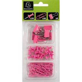 Irodai szett Exacompta Iderama 58 db-os pink Irodai szett Exacompta Iderama 58 db-os pink
