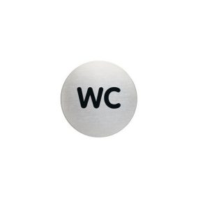 Tájékoztatótábla Durable Picto 83 mm WC Tájékoztatótábla Durable Picto 83 mm WC
