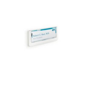 Információs tábla Durable Click Sign 14.9x5.25 cm fehér Információs tábla Durable Click Sign 14.9x5.25 cm fehér