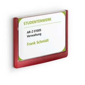 Információs tábla Durable Click Sign 14.9x10,55 cm piros Információs tábla Durable Click Sign 14.9x10,55 cm piros