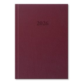   Határidőnapló Period Standard A/5 napi bordó műbőr 2026