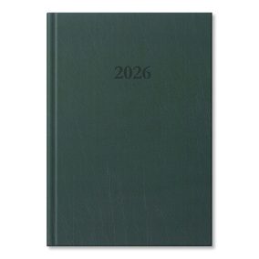 Határidőnapló Period Standard A/5 napi zöld műbőr 2026