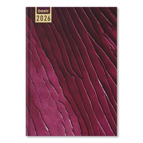 Határidőnapló Period Basic A/5 napi Purple papír 2026