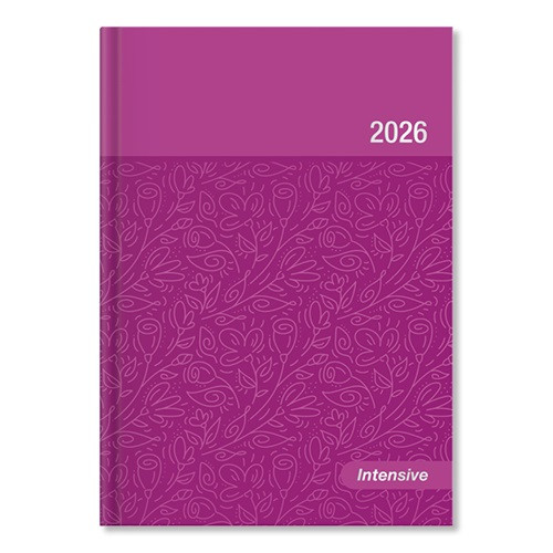 Határidőnapló Period Intensive A/5 napi pink lakk papír 2026