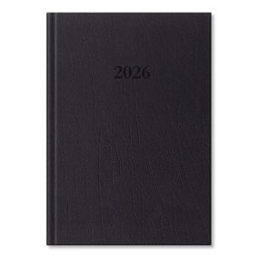   Határidőnapló Period Standard B/5 heti fekete műbőr 2026