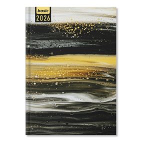 Határidőnapló Period Basic B/5 heti Layers papír 2026