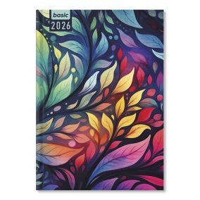 Határidőnapló Period Basic B/5 heti Rainbow papír 2026 Határidőnapló Period Basic B/5 heti Rainbow papír 2026