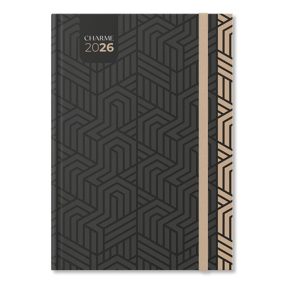 Határidőnapló Period Charme B/5 heti Dark papír 2026