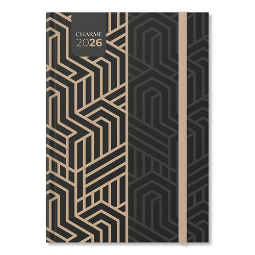 Határidőnapló Period Charme A/5 napi Gold papír 2026