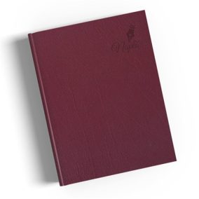 Tárgyalási napló Period Standard B/5 bordó műbőr