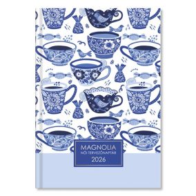   Határidőnapló Period Magnólia B/6 napi női tervező Coffeetime 2026