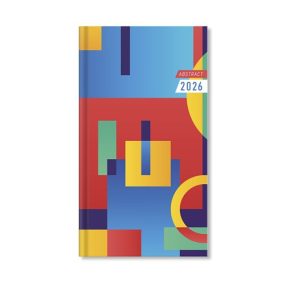   Határidőnapló Period Abstract Zsebnaptár álló Geo papír 2026