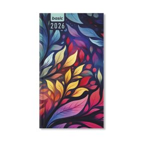 Határidőnapló Period Basic Zsebnaptár álló Rainbow papír 2026   Határidőnapló Period Basic Zsebnaptár álló Rainbow papír 2026