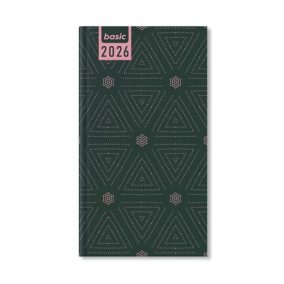 Határidőnapló Period Basic Zsebnaptár álló Pattern papír 2026   Határidőnapló Period Basic Zsebnaptár álló Pattern papír 2026