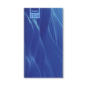   Határidőnapló Period Basic Zsebnaptár álló Blue papír 2026