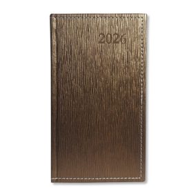   Határidőnapló Period Lamé Zsebnaptár álló körbev. Lamé bronz 2026