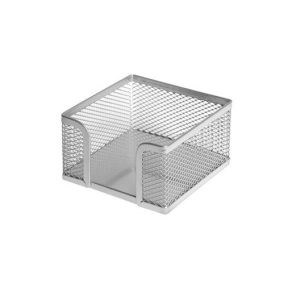 Jegyzettömb-tartó Forofis fémhálós 9,5x9,5 cm ezüst Jegyzettömb-tartó Forofis fémhálós 9,5x9,5 cm ezüst