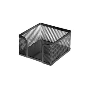 Jegyzettömb-tartó Forofis fémhálós 9,5x9,5 cm fekete Jegyzettömb-tartó Forofis fémhálós 9,5x9,5 cm fekete