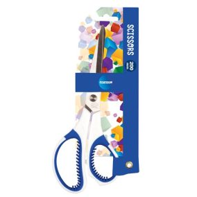 Olló Centrum 20 cm általános gumis fogóval bliszteres vegyes színű   Olló Centrum 20 cm általános gumis fogóval bliszteres vegyes színű