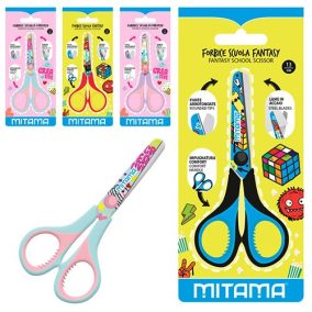 Olló Mitama 13 cm iskolai bliszteres vegyes színek Olló Mitama 13 cm iskolai bliszteres vegyes színek
