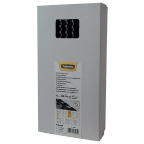 Spirál Fellowes 12 mm 56-80 lap fekete Spirál Fellowes 12 mm 56-80 lap fekete